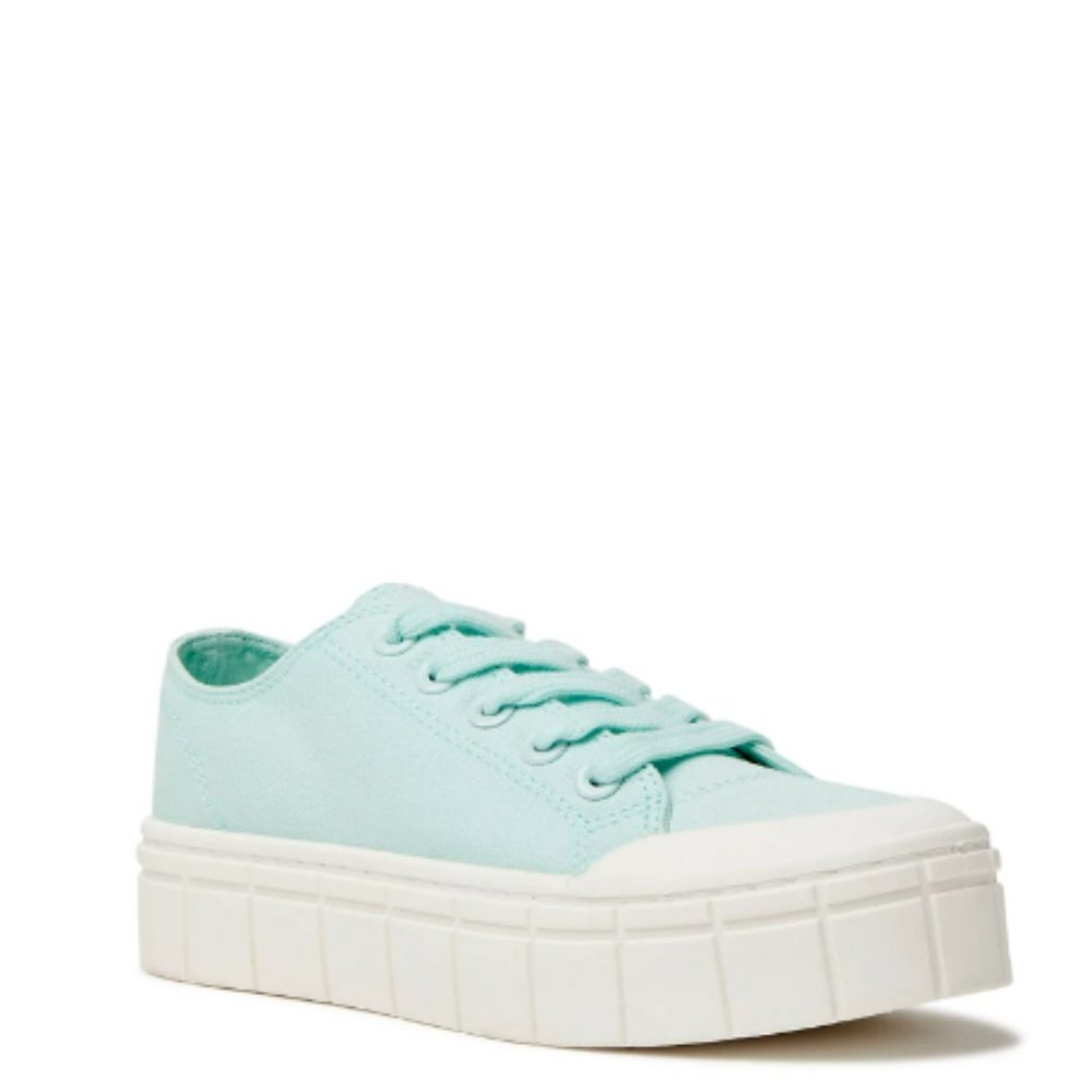 No Boundaries Women's Low Chunky Lug Fashion Sneakers
